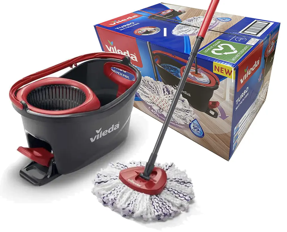 ⁨Mop obrotowy Vileda Turbo 3w1 Mikrofibra ver. Box⁩ at Wasserman.eu