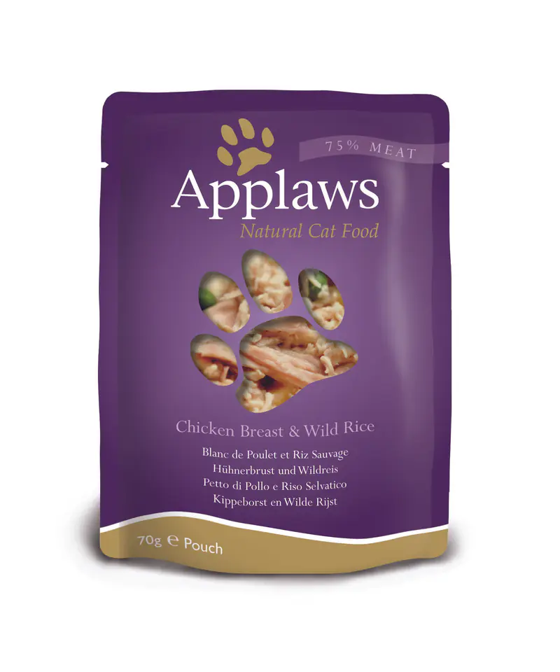 ⁨APPLAWS Chicken and Wild Rice Sachet [8007] 70g⁩ at Wasserman.eu