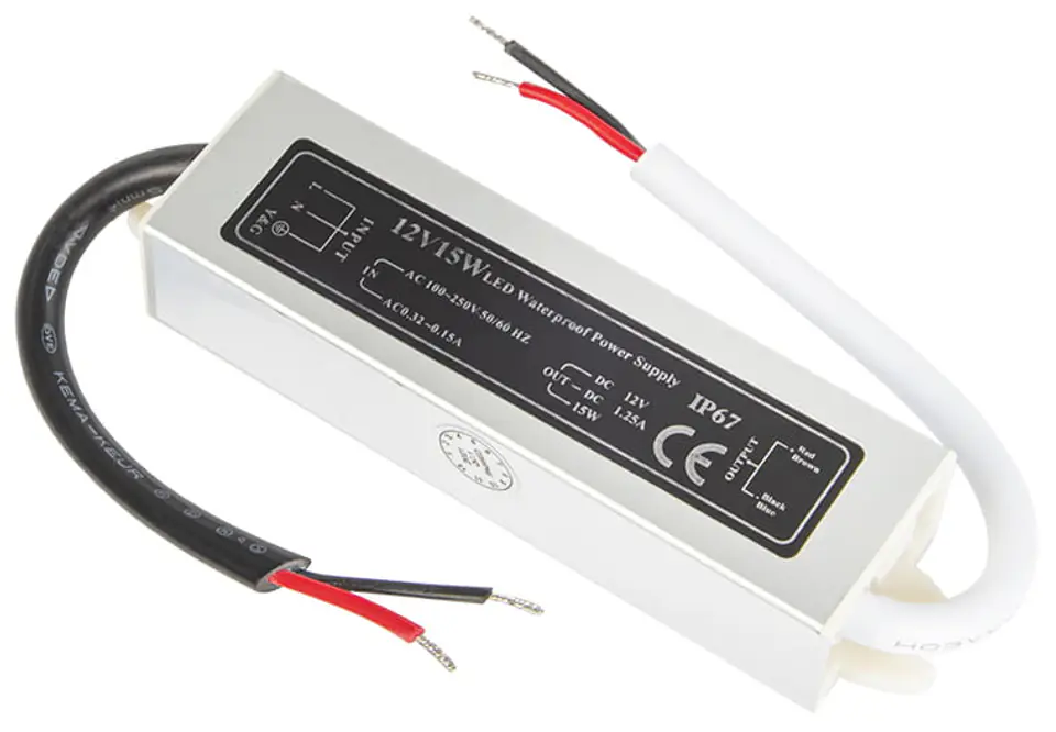 Zasilacz do systemów LED 12V/ 1,25A 15W w sklepie Wasserman.eu