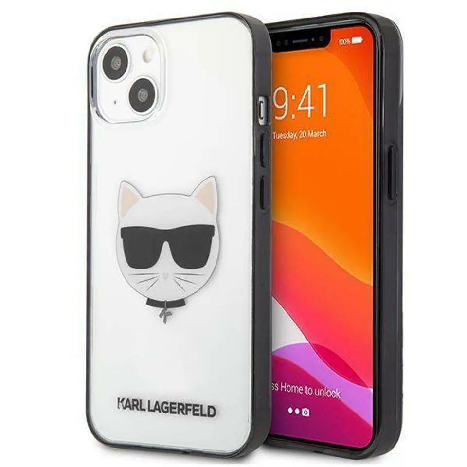 ⁨Karl Lagerfeld KLHCP13SHCHCK iPhone 13 mini 5.4" transparent Ikonik Choupette⁩ at Wasserman.eu