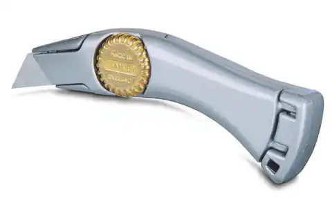 ⁨Metal knife " titan ", trapezoidal blade⁩ at Wasserman.eu