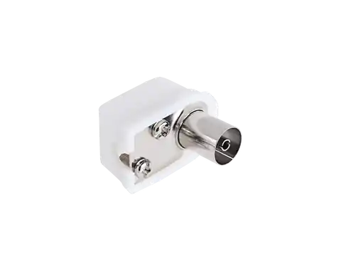 ⁨TV antenna socket for angled cable small Cabletech⁩ at Wasserman.eu