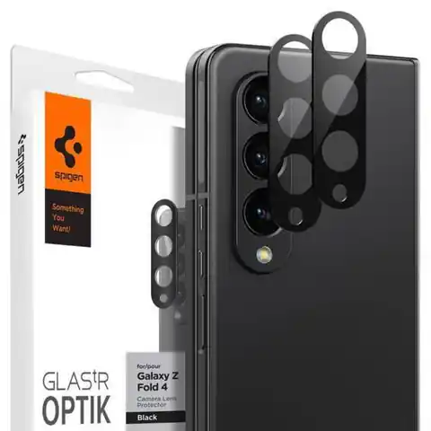 ⁨Spigen Optik.Tr Camera Sam Galaxy Z Fold 4 Lens 2szt./2pcs czarny/black AGL05428⁩ w sklepie Wasserman.eu