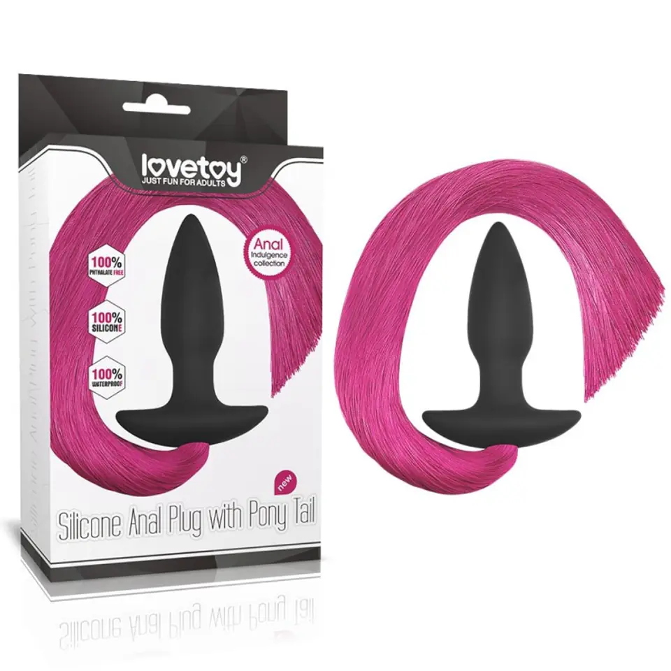 ⁨Silicone plug with tail 12 cm Lovetoy⁩ at Wasserman.eu