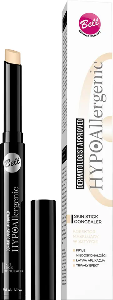⁨Bell Hypoallergenic Korektor maskujący w sztyfcie nr 01 1szt⁩ w sklepie Wasserman.eu