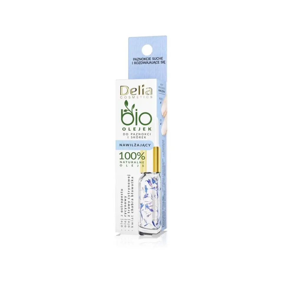 ⁨Delia Cosmetics Bio Nail and Cuticle Oil - Moisturizing 10ml⁩ at Wasserman.eu