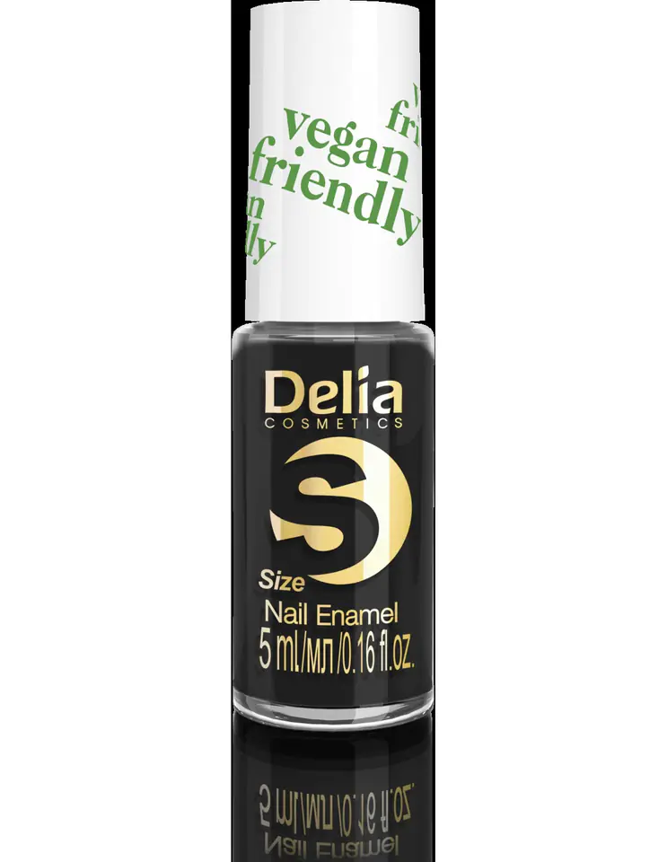 ⁨Delia Cosmetics Vegan Friendly Nail Enamel Size S No. 231 Black Orchid 5ml⁩ at Wasserman.eu