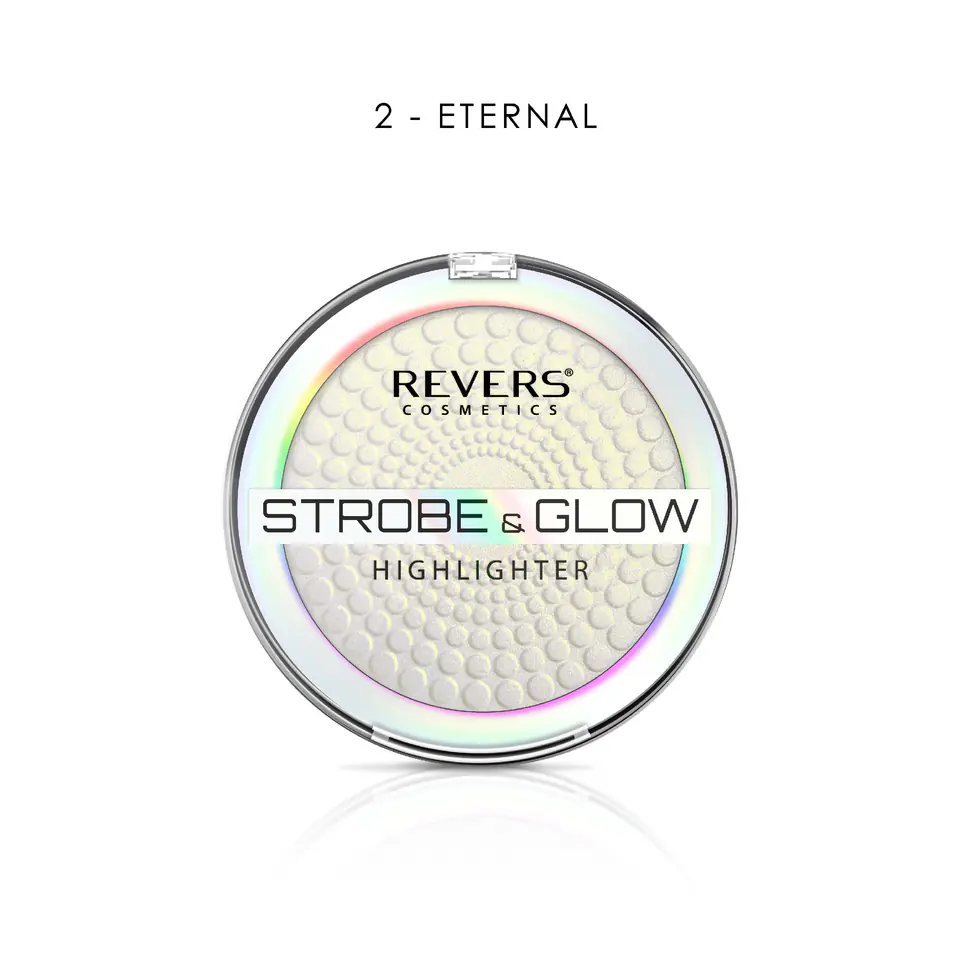 ⁨REVERS Puder rozświetlający STROBE & GLOW HIGHLIGHTER  02 Eternal 8 g⁩ w sklepie Wasserman.eu