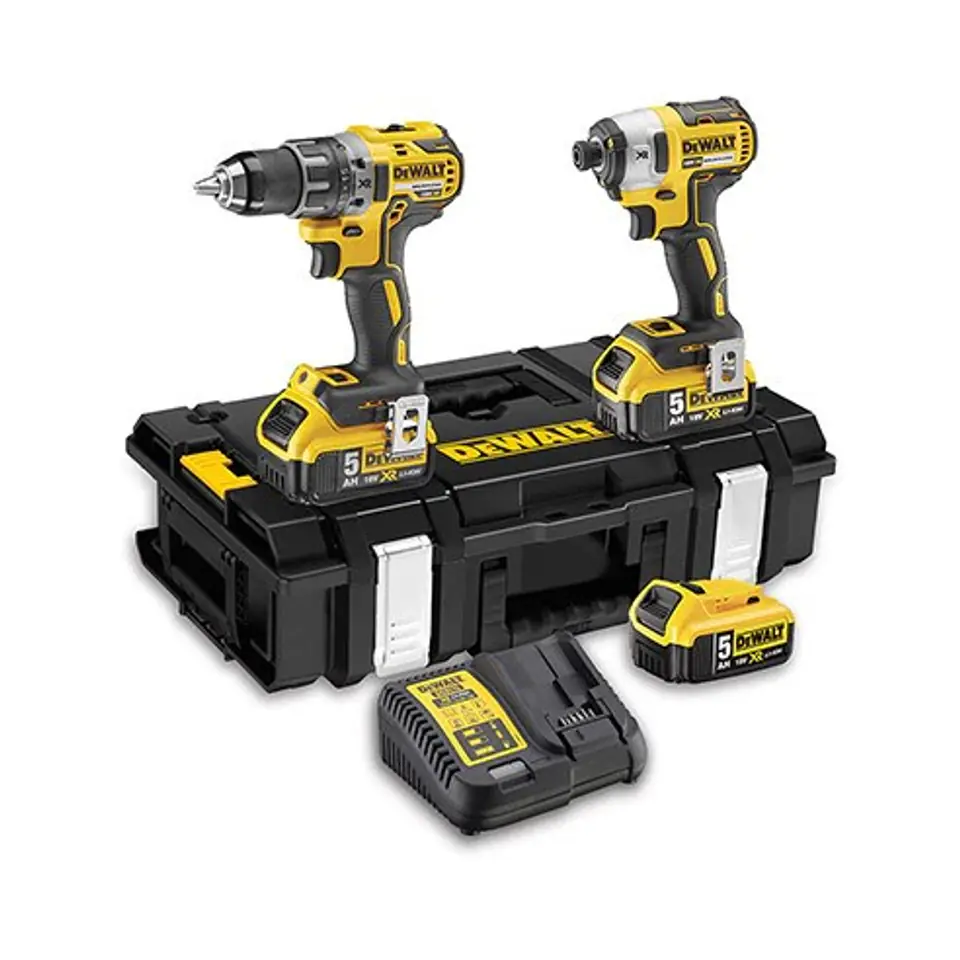 ⁨Zestaw Combo 18V Dewalt (DCD796 + DCF887) DCK266P3⁩ w sklepie Wasserman.eu