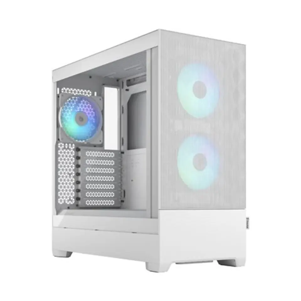 ⁨Fractal Design | Pop Air RGB | Side window | White TG Clear Tint | ATX, mATX, Mini ITX | Power supply included No | ATX⁩ w sklepie Wasserman.eu