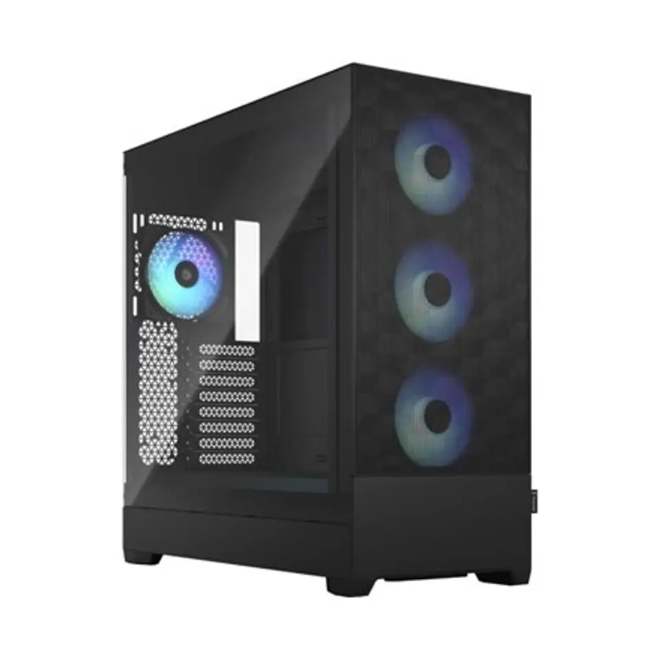 ⁨Fractal Design Pop XL Air RGB Black TG Clear Tint, E-ATX do 280 mm, ATX , mATX, Mini ITX, zasilacz w zestawie Nie⁩ w sklepie Wasserman.eu