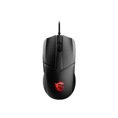 ⁨MSI CLUTCH GM41 LIGHTWEIGHT V2 Gaming Mouse 'RGB, upto 16000 DPI, low latency, 65g, Frixion Free Cable, Symmetrical design, OMRON Switches, NVIDIA REFLEX, Center'⁩ at Wasserman.eu