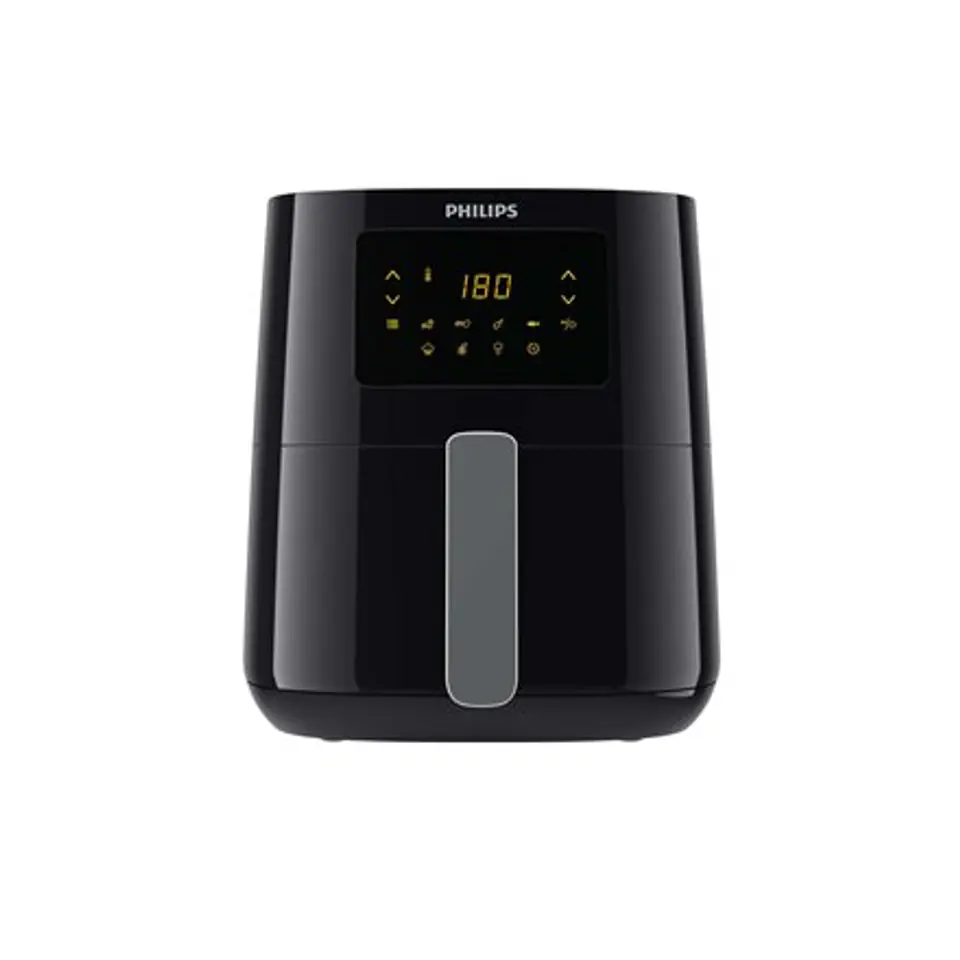 ⁨Philips Essential HD9252/70 fryer Single 4.1 L Stand-alone 1400 W Hot air fryer Black, Silver⁩ at Wasserman.eu