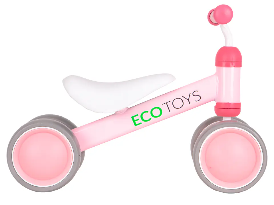 ⁨Rowerek biegowy treningowy mini rower dla dzieci różowy ECOTOYS⁩ w sklepie Wasserman.eu