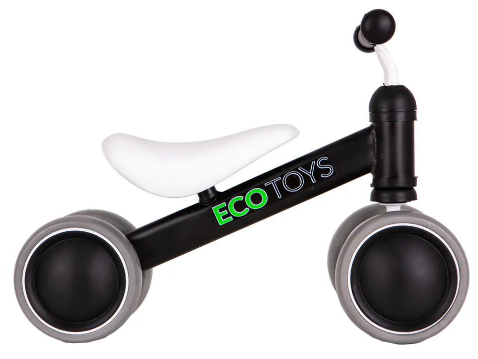 ⁨Rowerek biegowy treningowy mini rower dla dzieci czarny ECOTOYS⁩ w sklepie Wasserman.eu