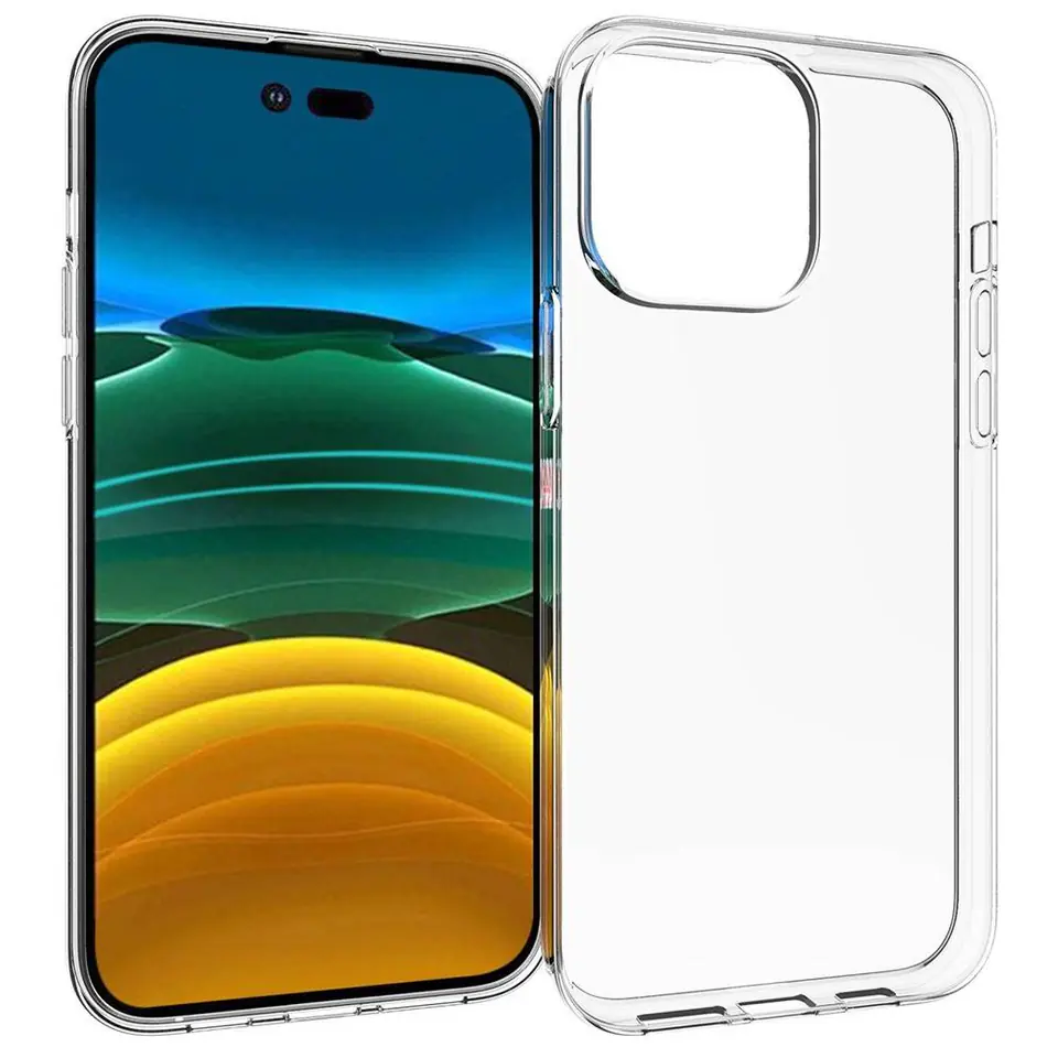 ⁨Etui IPHONE 14 PRO MAX Nexeri Slim Case Protect 2mm transparentne⁩ w sklepie Wasserman.eu