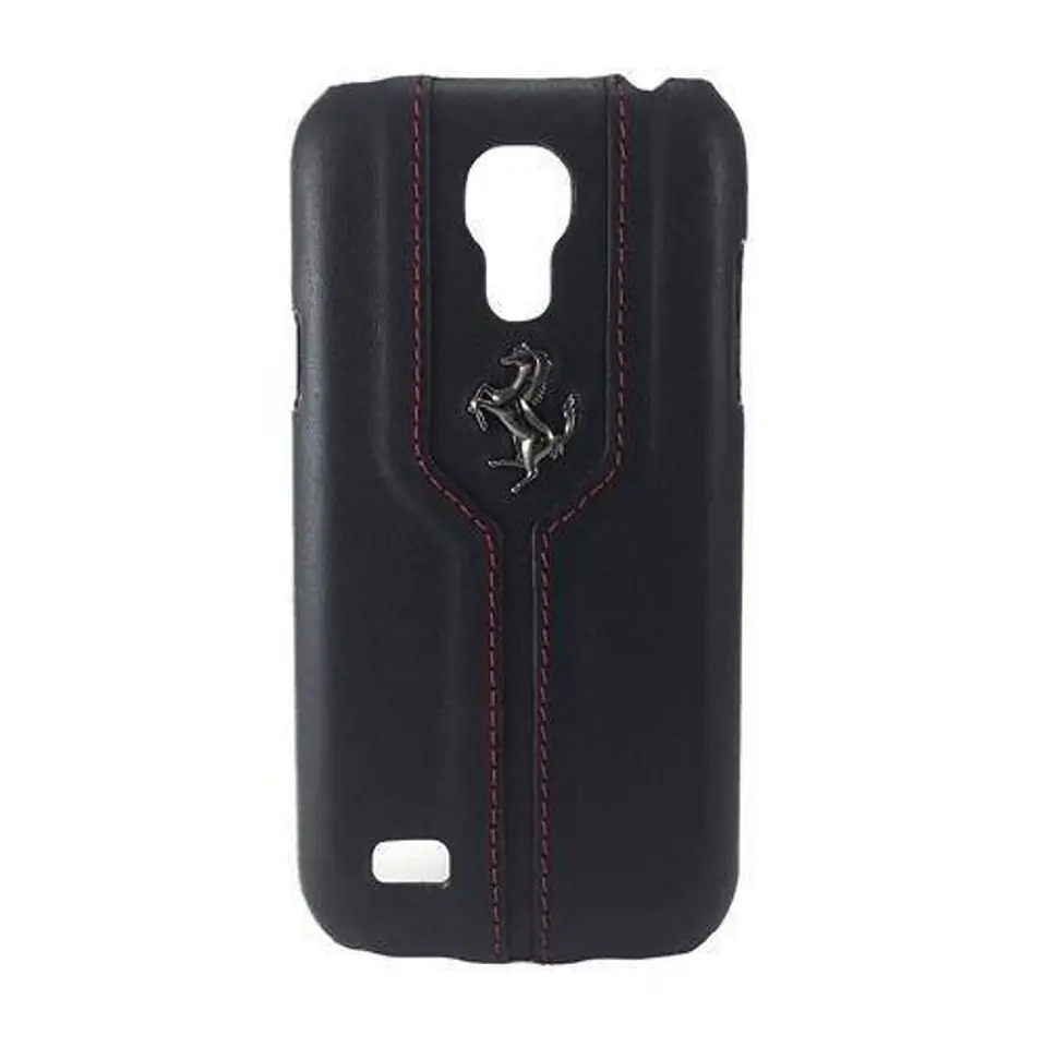 ⁨Original Case SAMSUNG GALAXY S4 MINI I9190 Ferrari Faceplate (FEMTHCS4MBL) black⁩ at Wasserman.eu