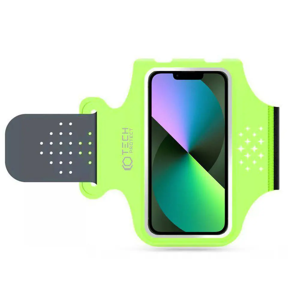 ⁨Tech-Protect Universal Armband M1 lime green⁩ at Wasserman.eu