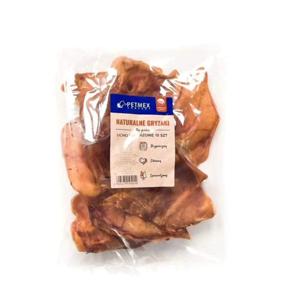 ⁨Dog chew PETMEX Pork ear 40g 10 pc⁩ at Wasserman.eu