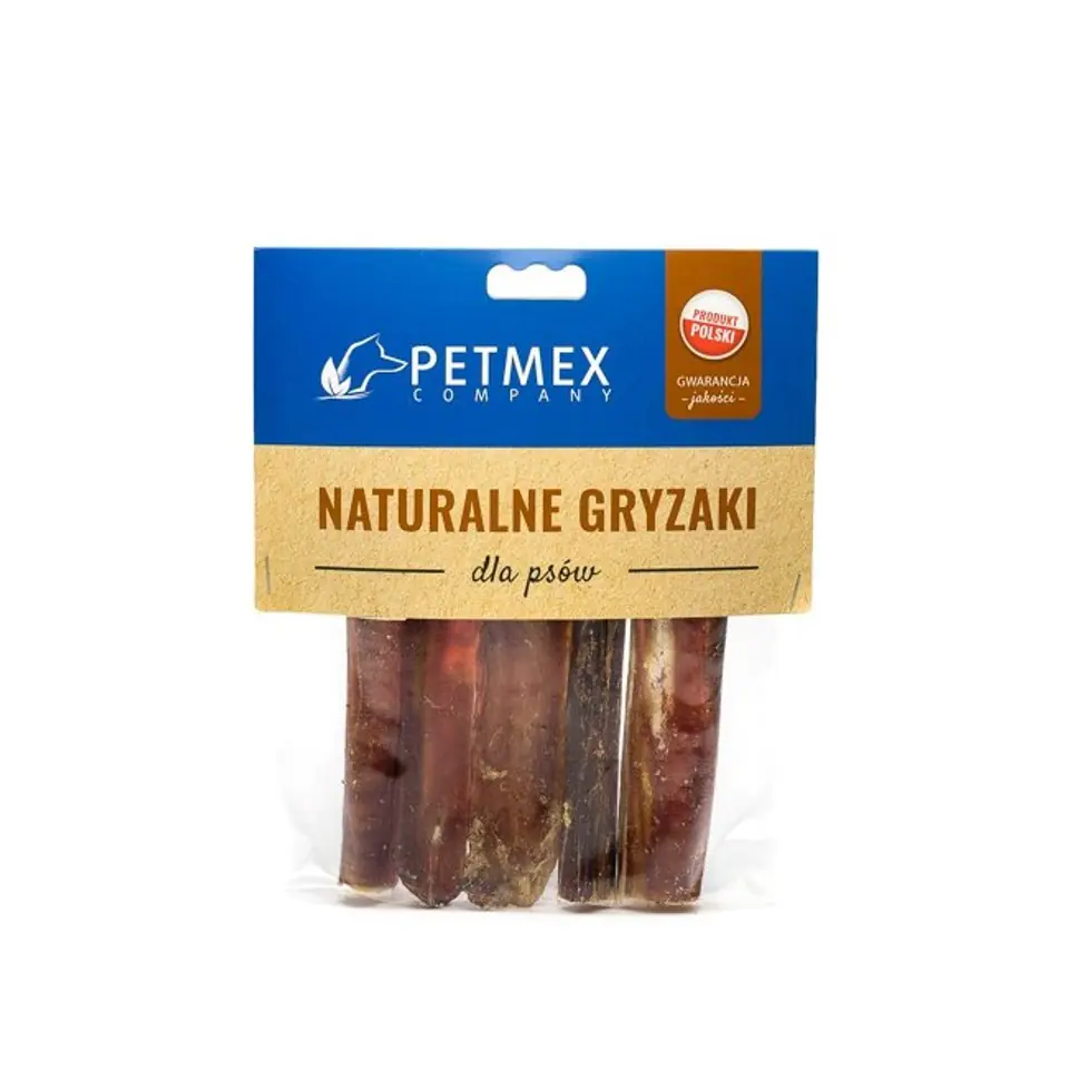 Dog chew PETMEX Beef penis cut 12cm 5pcs at Wasserman.eu