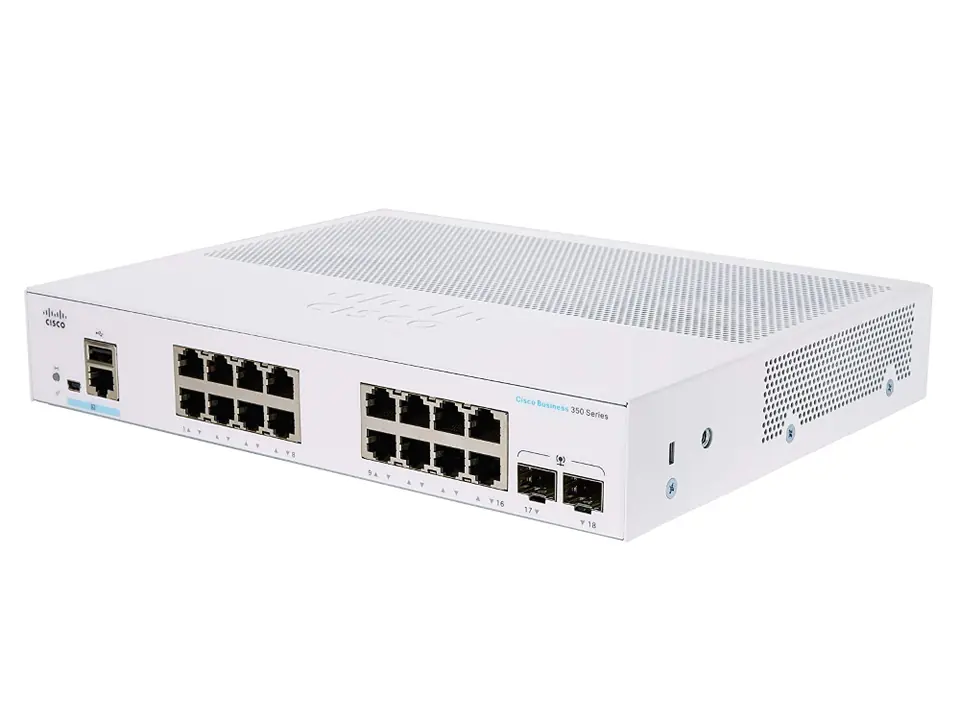 ⁨Switch Cisco CBS350-16T-2G-EU⁩ at Wasserman.eu