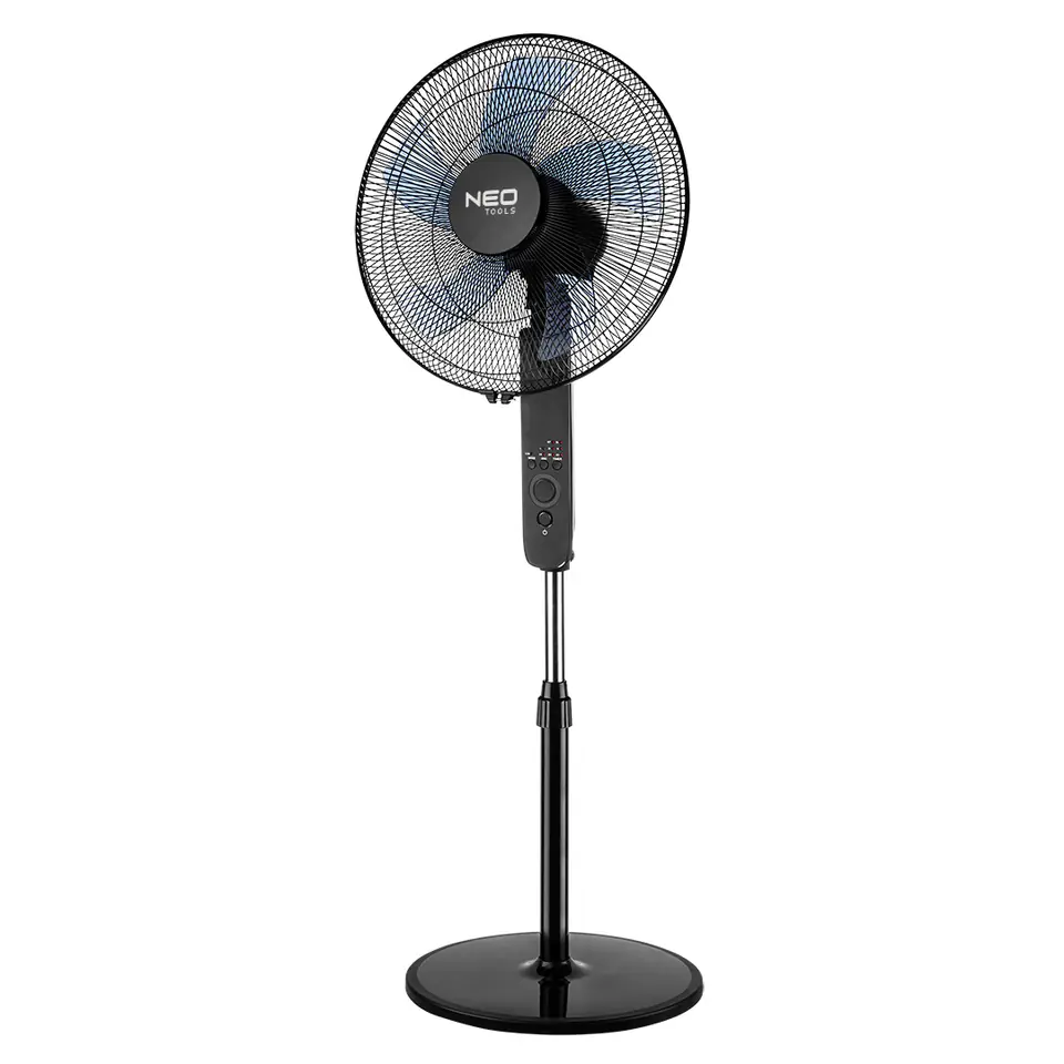 ⁨Wentylator podłogowy 45W, śr. 40 cm, 3 prędkości, oscylacja, pilot sterowania⁩ w sklepie Wasserman.eu