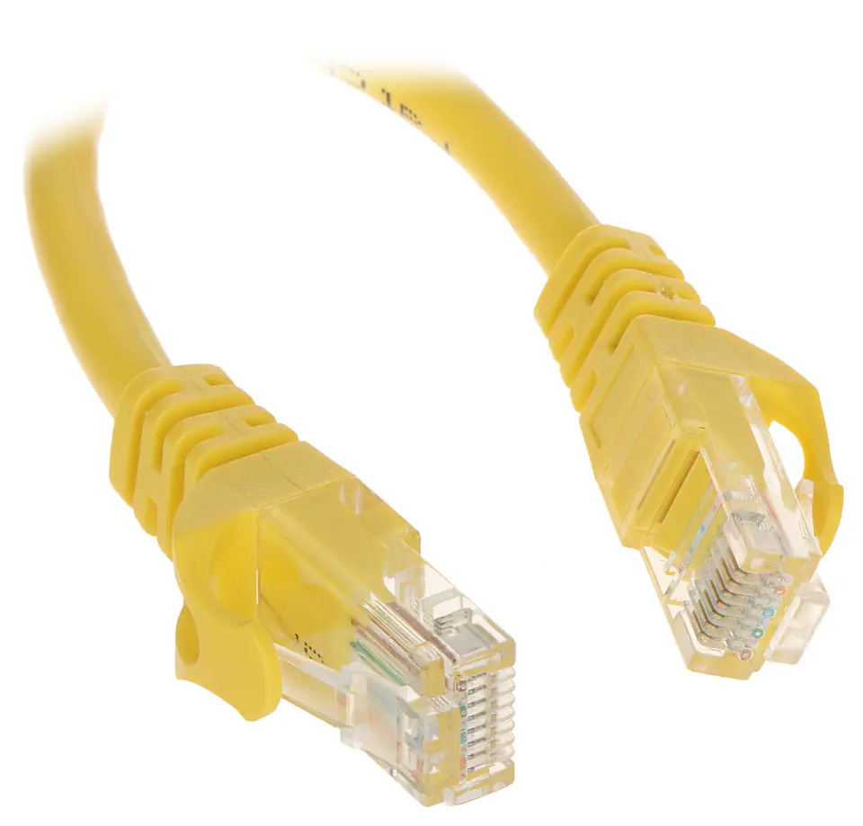 ⁨PATCHCORD RJ45/0.2-YELLOW 0.2 m⁩ w sklepie Wasserman.eu