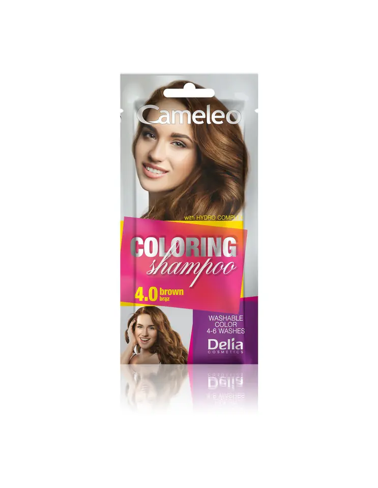 ⁨Delia Cosmetics Cameleo Shampoo Coloring 4.0 Brown⁩ at Wasserman.eu