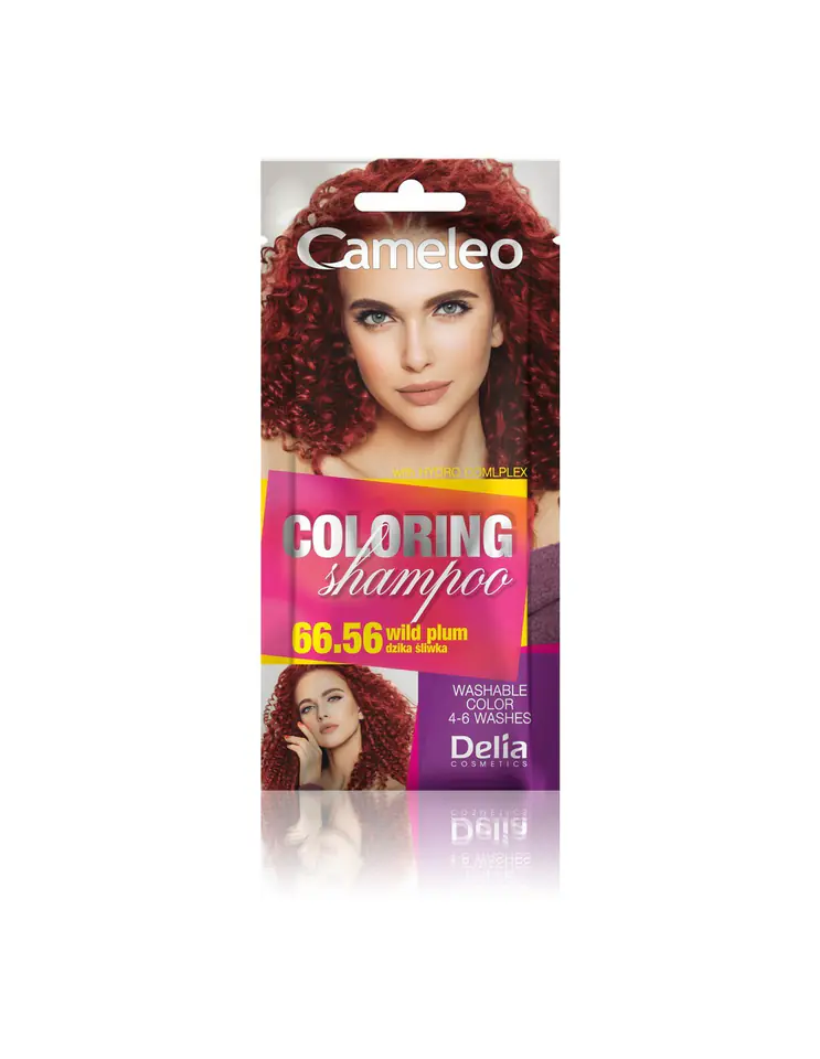 ⁨Delia Cosmetics Cameleo Coloring Shampoo 66.56 wild plum⁩ at Wasserman.eu