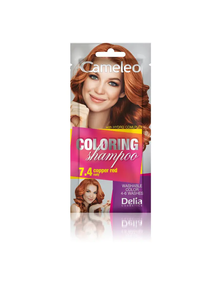 ⁨Delia Cosmetics Cameleo Coloring Shampoo 7.4 Ores 1pcs⁩ at Wasserman.eu