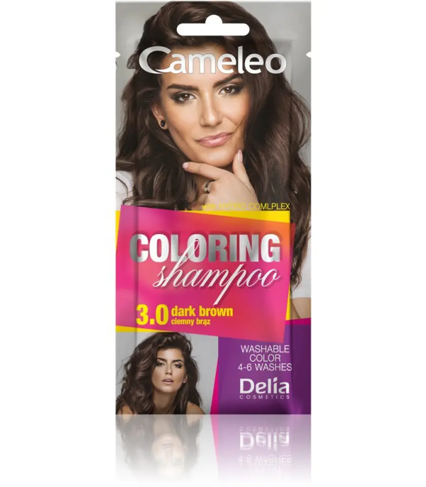⁨Delia Cosmetics Cameleo Szampon koloryzujący 3.0 ciemny brąz⁩ w sklepie Wasserman.eu