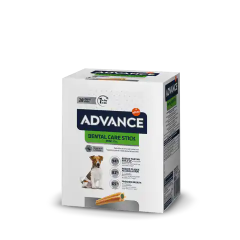 ⁨ADVANCE SNACK Dental Care Stick Mini MULTIPAK - przysmak dentystyczny dla psów ras małych multipak 4x90g⁩ w sklepie Wasserman.eu