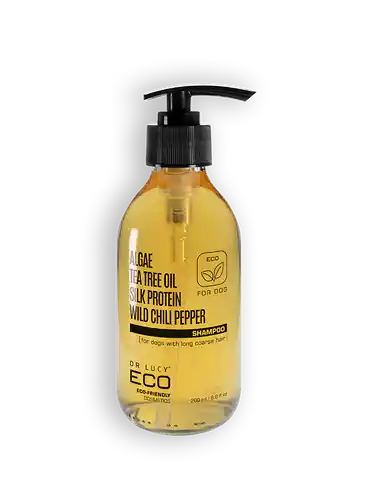 ⁨DR LUCY ECO Shampoo for dogs with long coarse and coarse coat 200ml⁩ at Wasserman.eu
