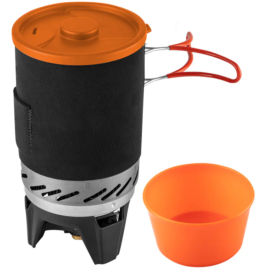 ⁨Tourist stove pot + burner⁩ at Wasserman.eu