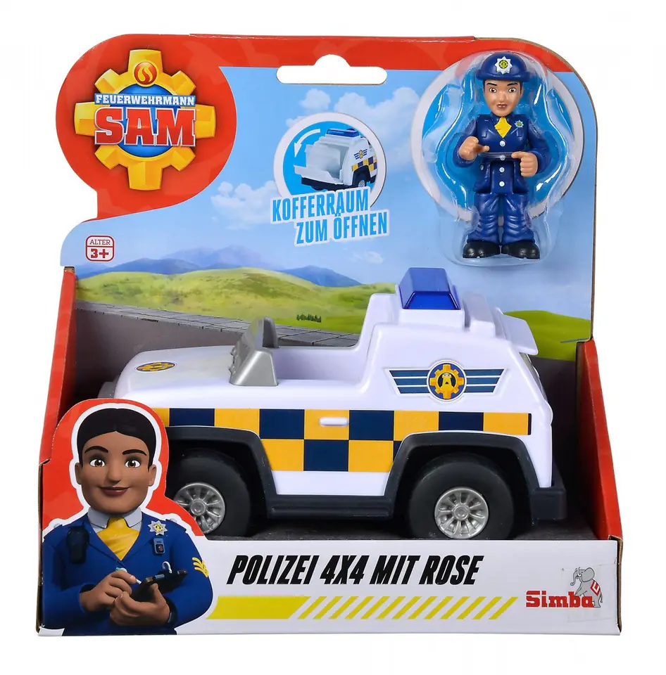 Jeep policyjny Strażak Sam 4x4 mini w sklepie Wasserman.eu