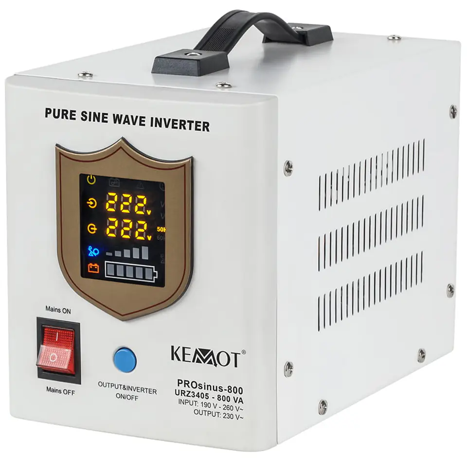 Emergency power supply Kemot PROsinus-800 (white) at Wasserman.eu