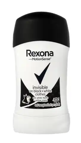 ⁨Rexona Motion Sense Woman Dezodorant w sztyfcie Invisible Black & White  40ml⁩ w sklepie Wasserman.eu