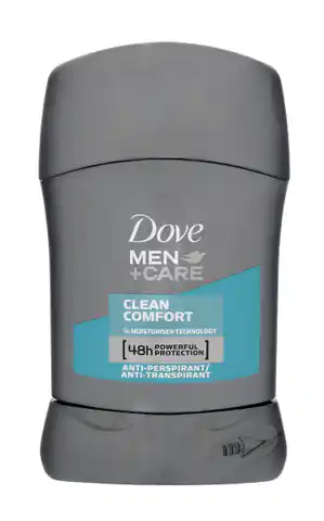 ⁨Dove Antiperspirants Men Care Clean Comfort Antiperspirant Stick⁩ at Wasserman.eu