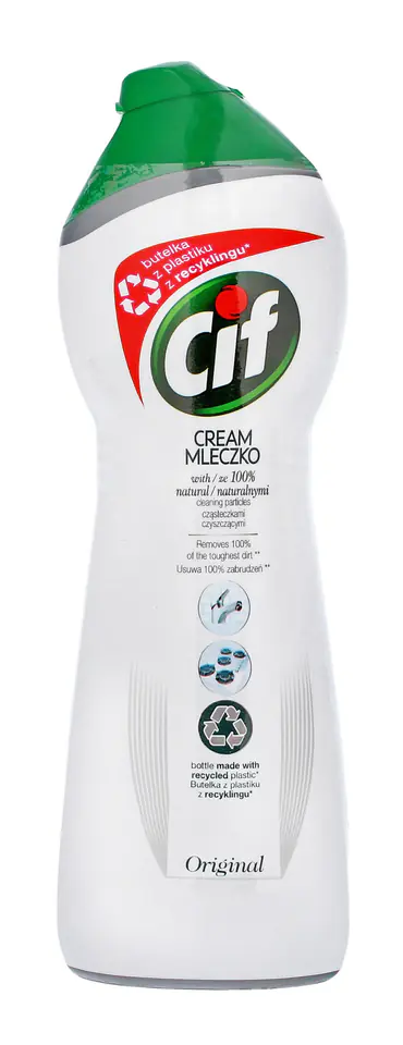 ⁨Cif Original Cream Mleczko do czyszczenia z mikrokryształkami 300g⁩ w sklepie Wasserman.eu