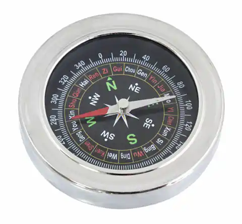 ⁨AG469 Compass compass metal 7,5cm⁩ at Wasserman.eu