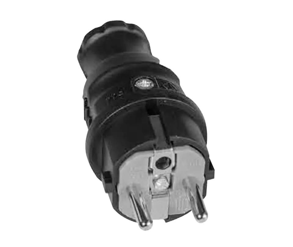 ⁨Rubber plug black IP44 (1LM)⁩ at Wasserman.eu