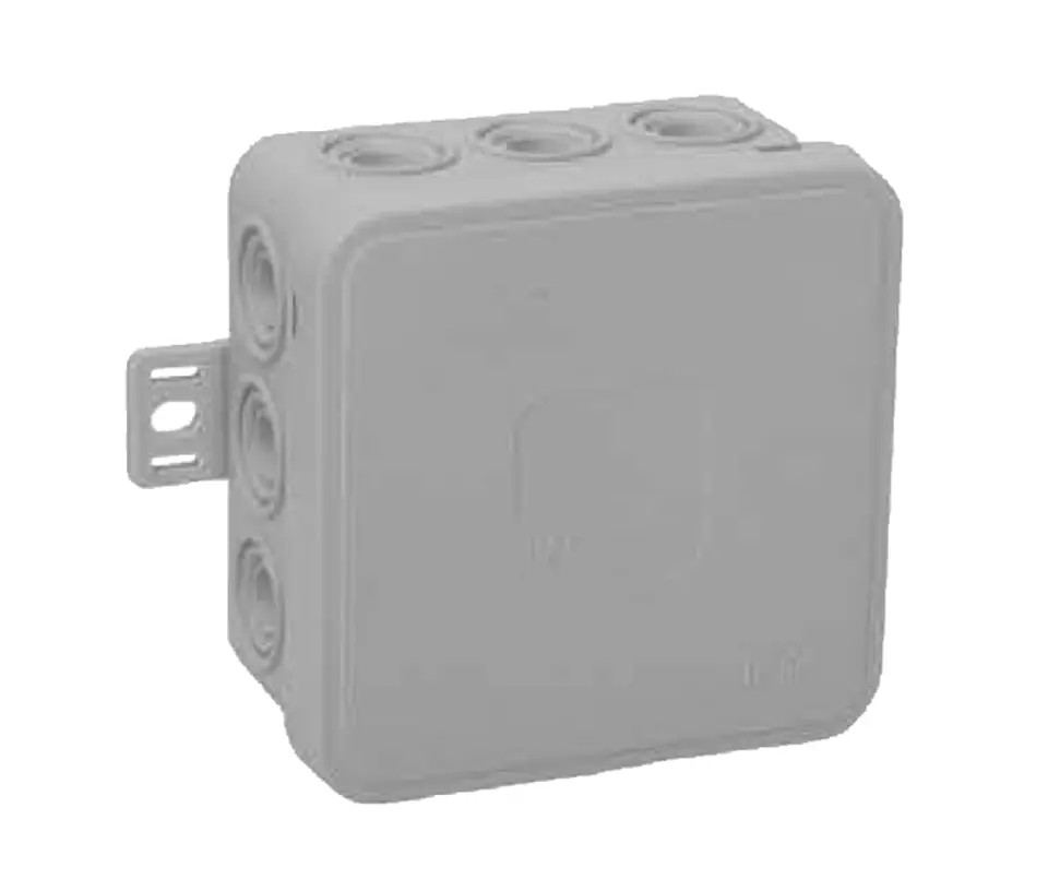 ⁨V5 Box n/t 75x75x41mm IP54 12-wl click with donkey.ash (1LM)⁩ at Wasserman.eu