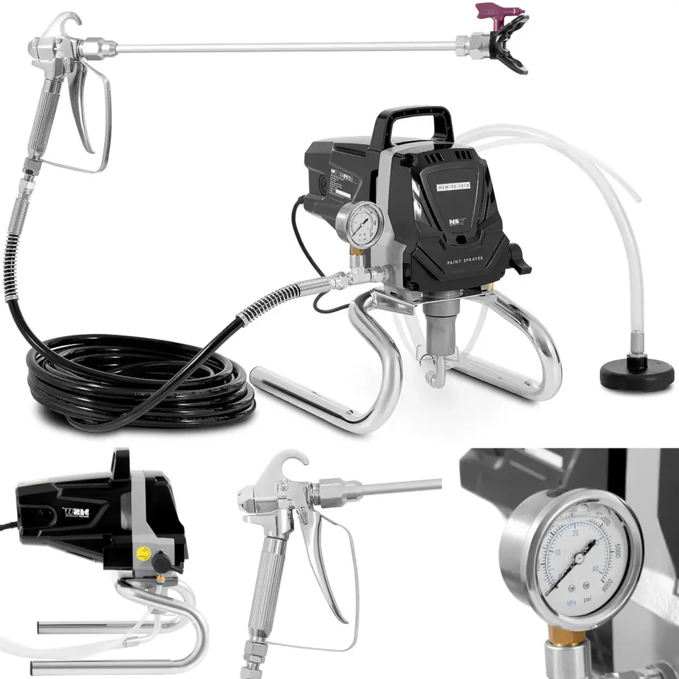 ⁨Spray gun with spray unit 200 bar⁩ at Wasserman.eu