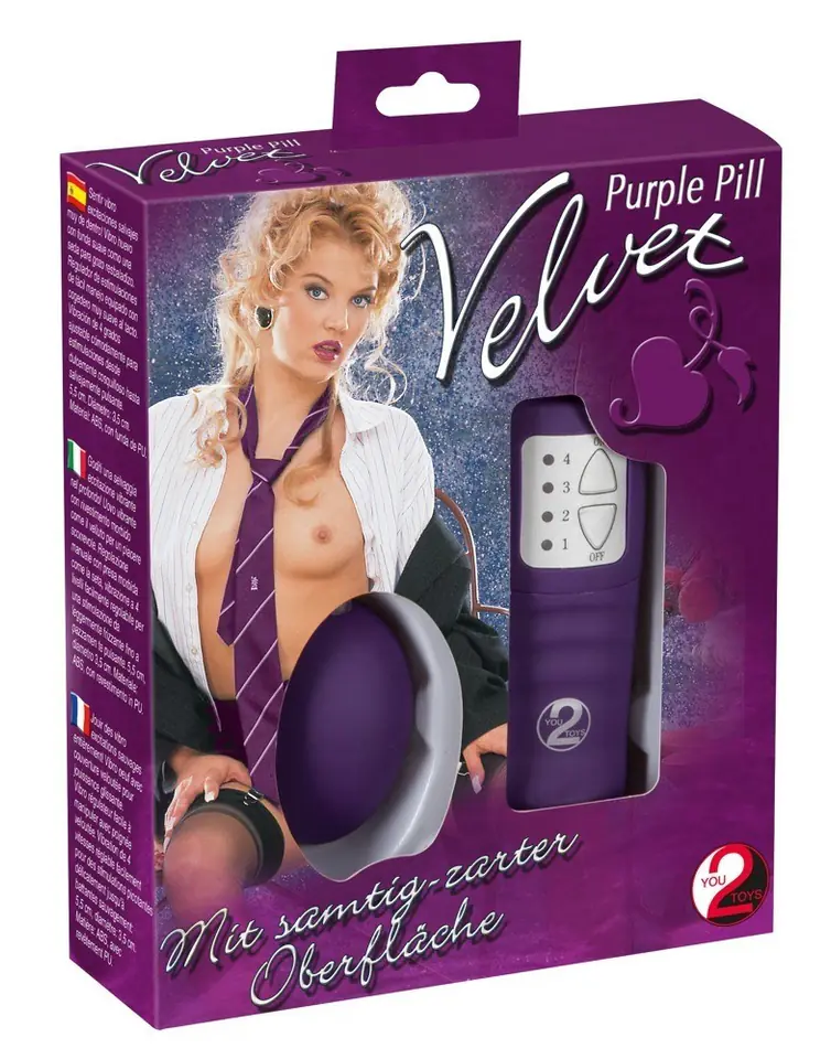 ⁨Vibrating egg - Velvet Purple Pill⁩ at Wasserman.eu