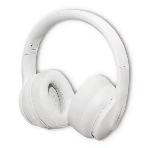 ⁨Słuchawki bezprzewodowe z mikrofonem | BT 5.0 AB | Białe⁩ w sklepie Wasserman.eu
