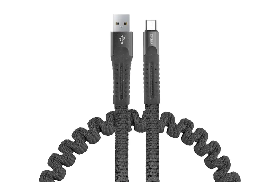 ⁨Spring cable usb+microusb 120cm fulllink uc-12⁩ at Wasserman.eu