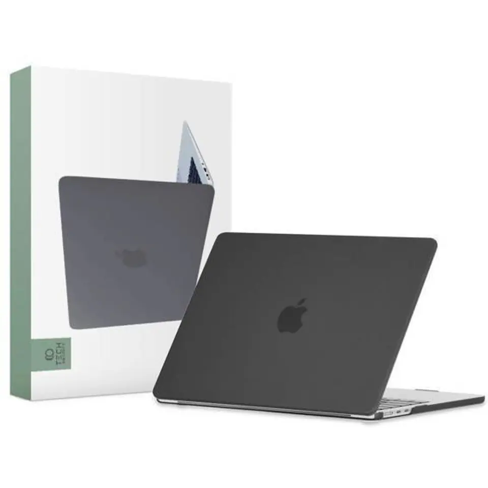 ⁨Etui MACBOOK AIR 13 2022 Tech-Protect SmartShell czarne⁩ w sklepie Wasserman.eu