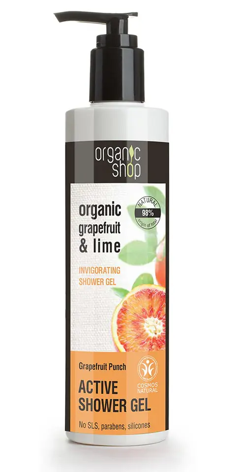 ⁨Organic Shop Shower Gel Refreshing Grapefruit 280 ml⁩ at Wasserman.eu