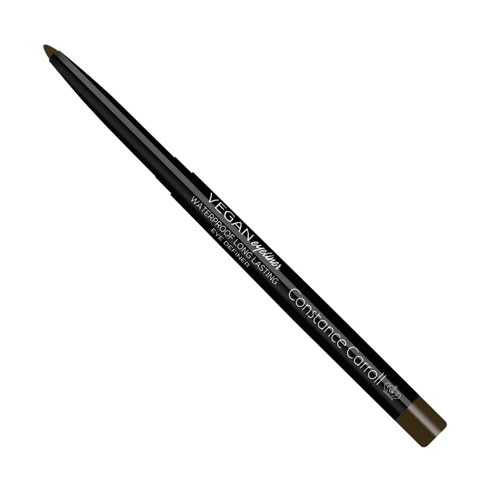 ⁨Constance Carroll Vegan Eyeliner Waterproof with Pencil Sharpener 02 Brown 1pcs⁩ at Wasserman.eu