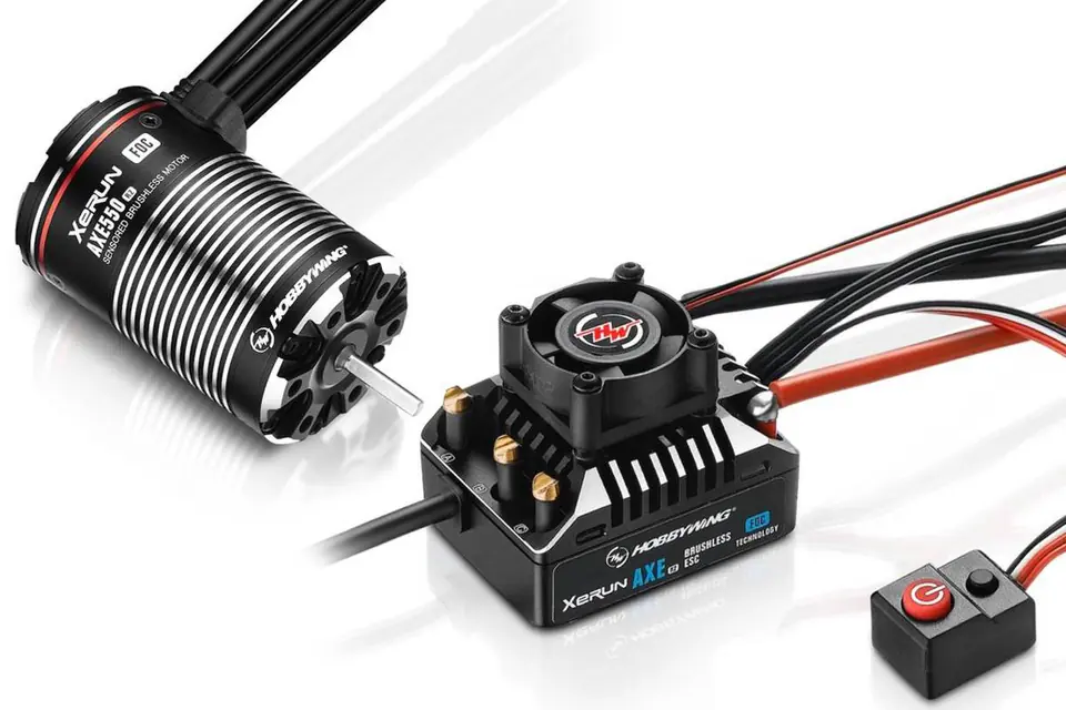 Zestaw napędowy Hobbywing AXE550 R2-3300kV BLS w sklepie Wasserman.eu